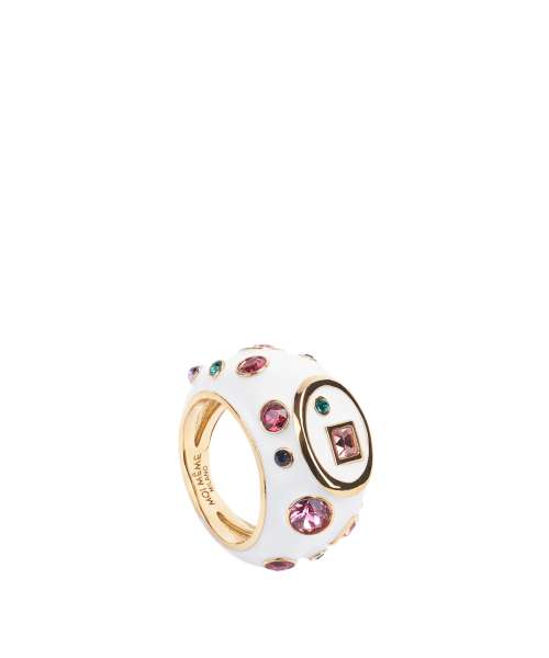 ANELLO SMALTATO BIANCO