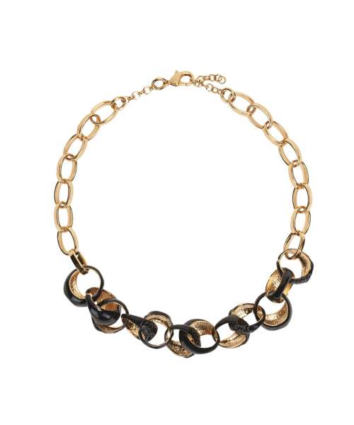 ENAMELLED CHEVALIER CHAIN NECKLACE