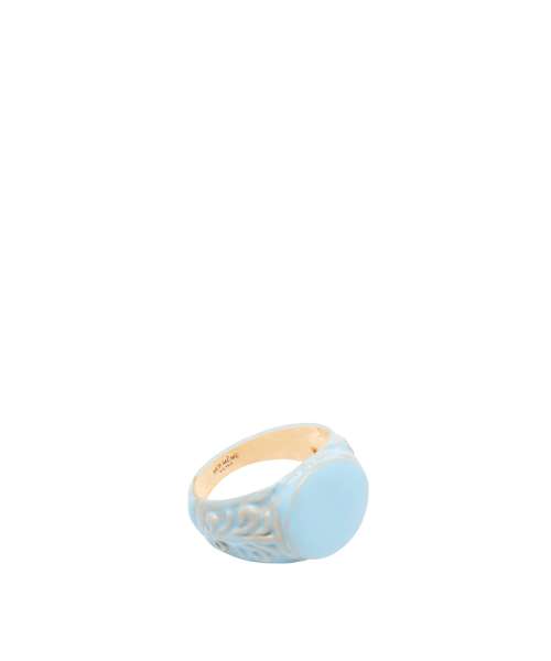 ANELLO CHEVALIER SMALTATO FIORITO