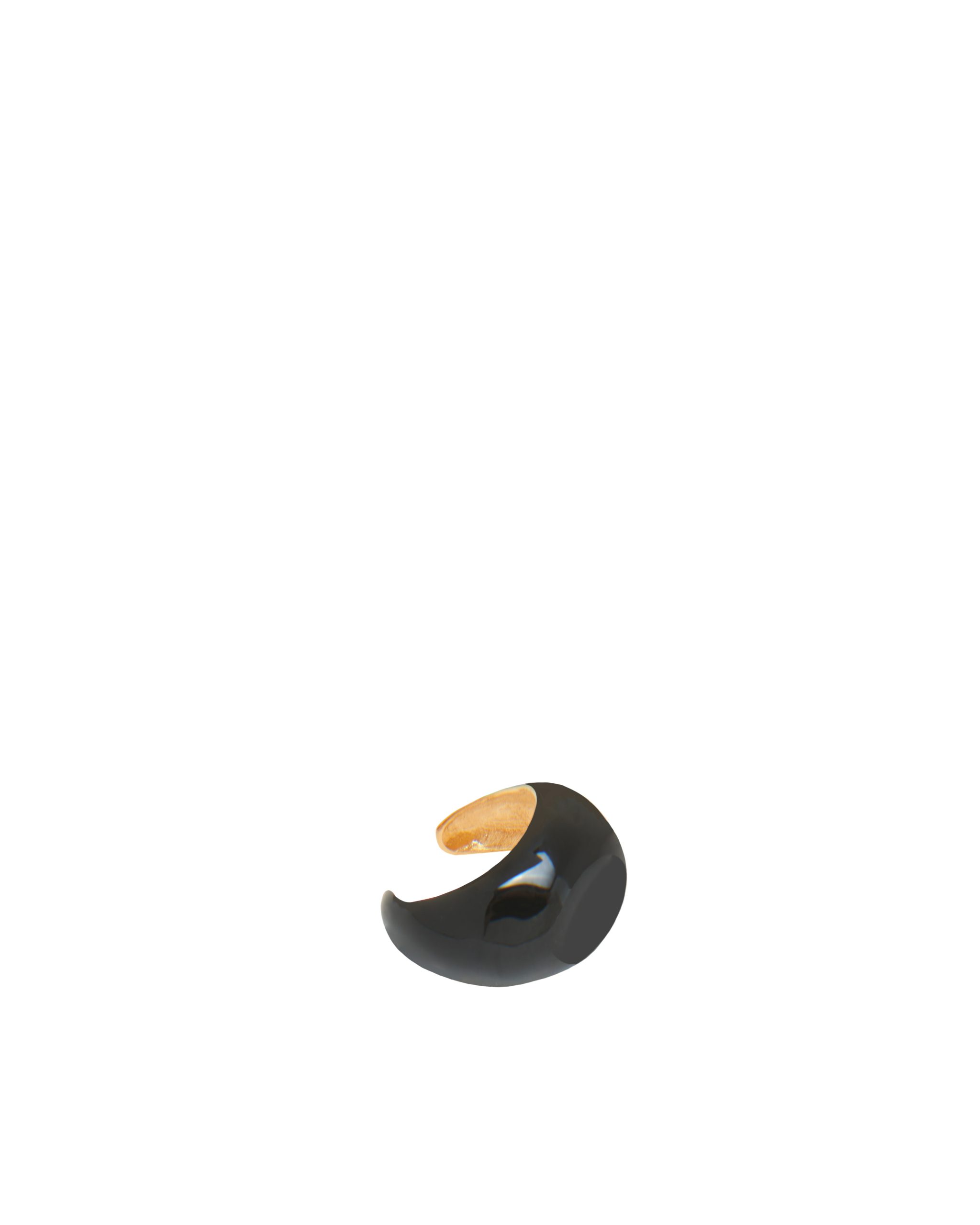 ENAMELLED CHEVALIER EAR CUFF SMALL