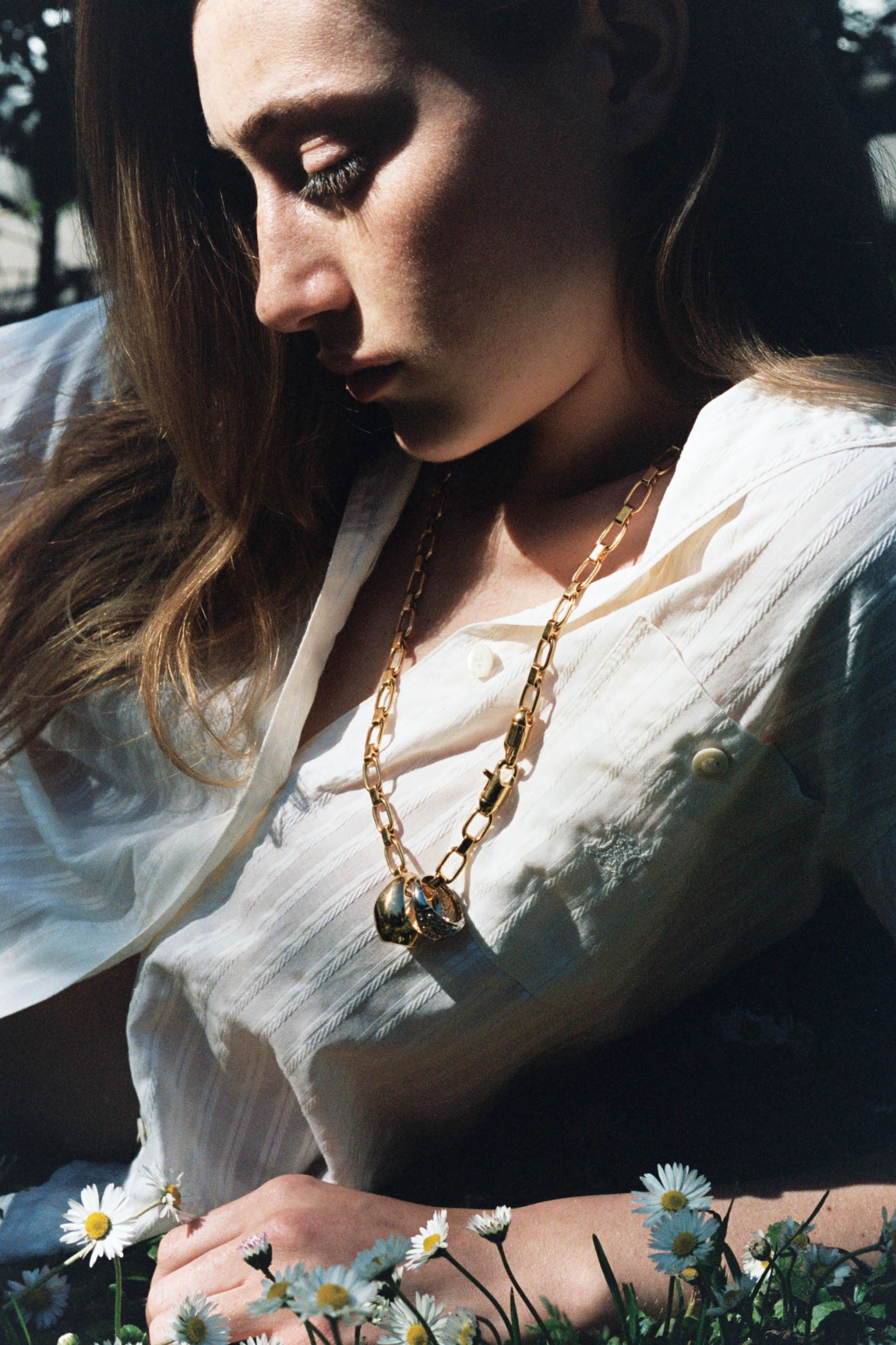 COLLANA MODULÉE CON DOPPI ANELLI CHARMS - immagine 2