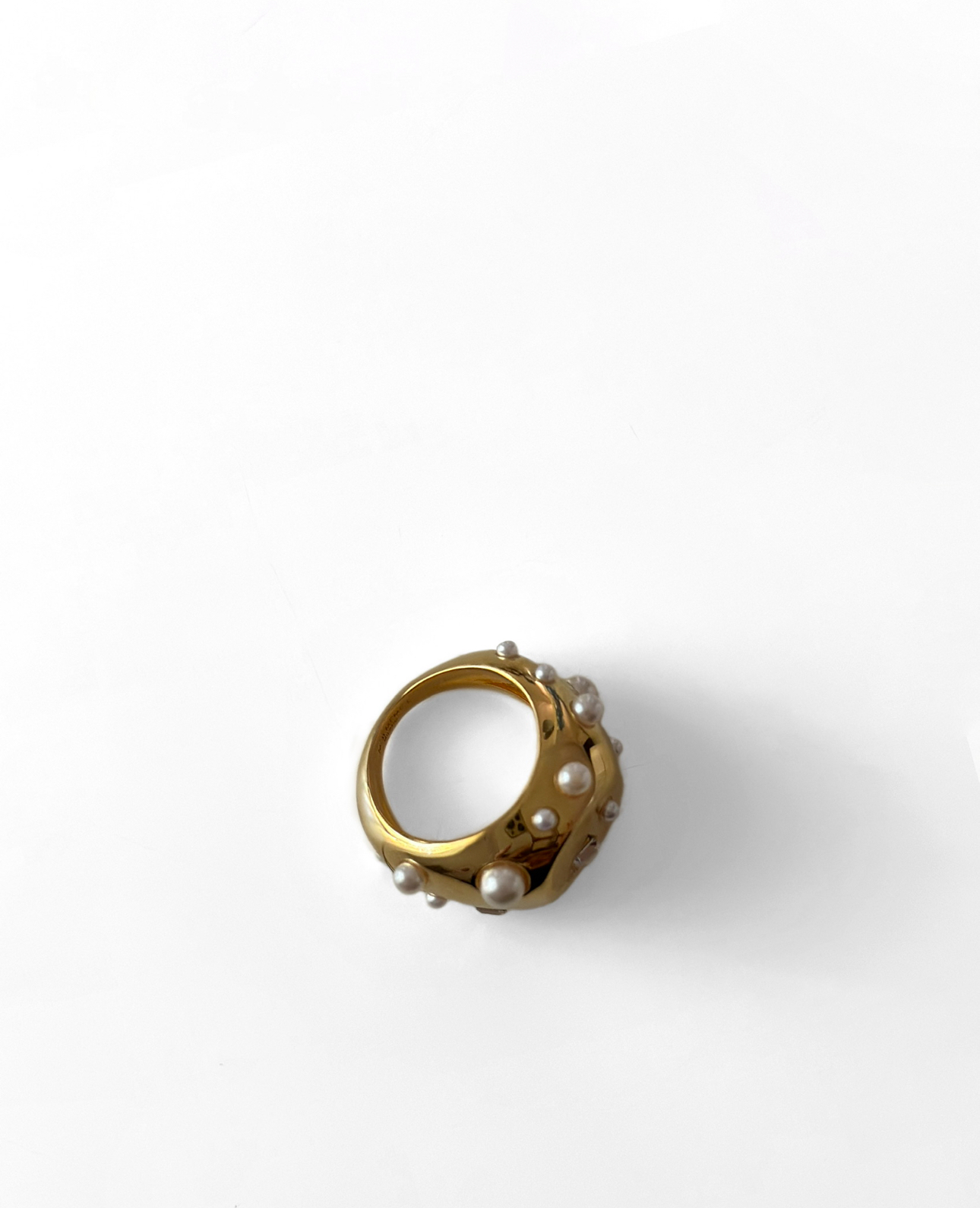 ANELLO CHEVALIER CON PERLE E CRISTALLI - immagine 2