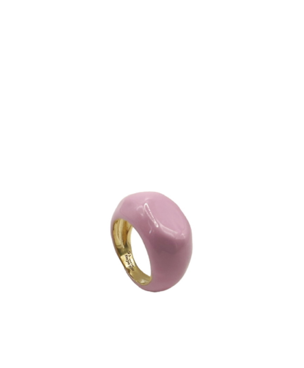 ENAMELLED CHEVALIER RING ICY PINK - Image 3