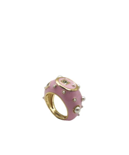 ANELLO SMALTATO ICY PINK