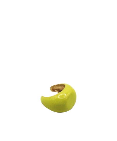 EAR CUFF CHEVALIER SMALTATO PICCOLO LIME