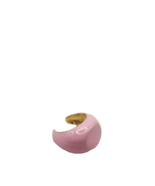 EAR CUFF CHEVALIER SMALTATO PICCOLO ICY PINK